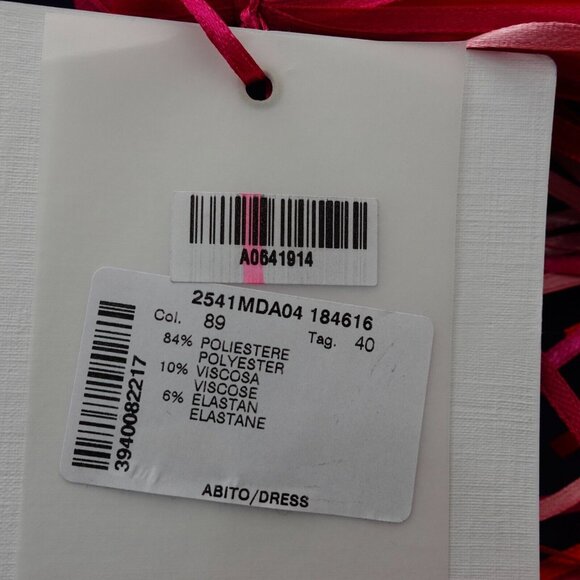 MSGM Dress 40 Small Navy Cocktail Studded High Shoulder Sailor Fun NWT $1,100 - Picture 7 of 16